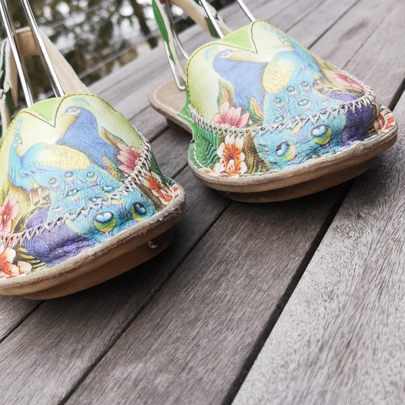 Anuschka colourful leather flats - Picture 9 of 12